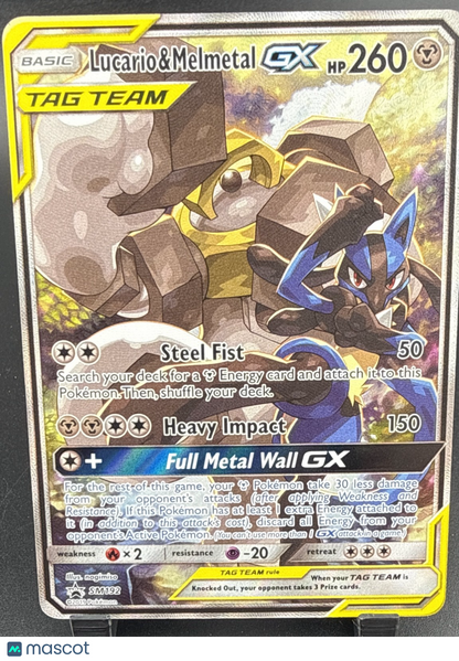 Lucario & Melmetal GX SM192 Sm Holo