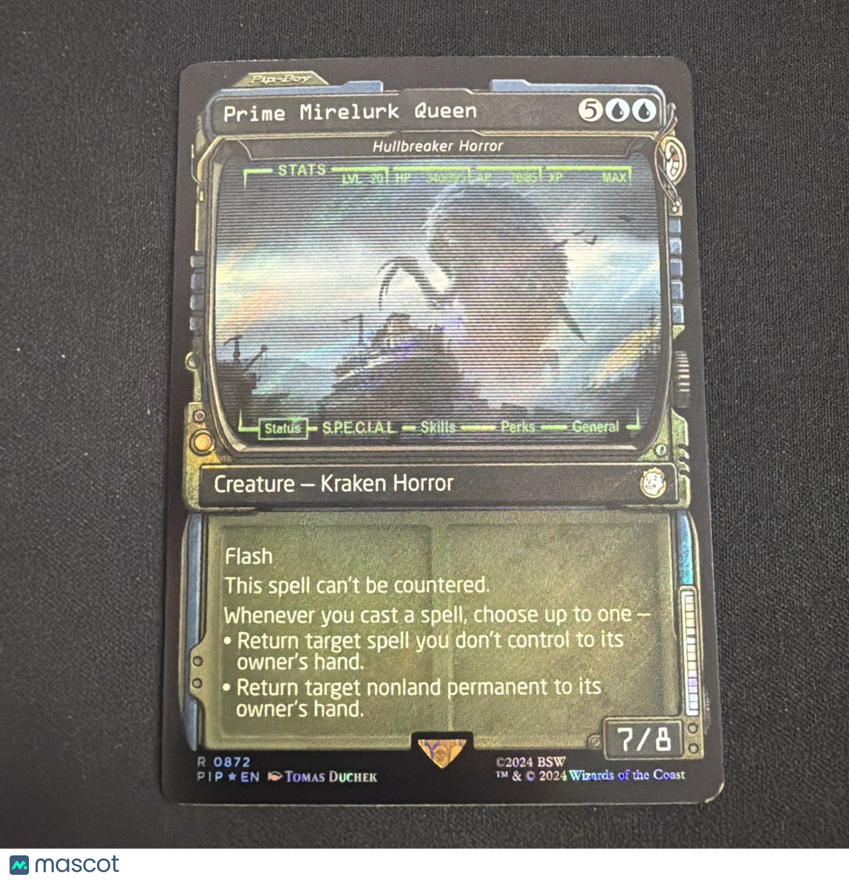 Prime Mirelurk Queen - Hullbreaker Horror (Showcase) (Surge Foil) #872 (NM) P...