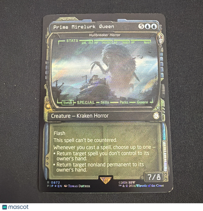 Prime Mirelurk Queen - Hullbreaker Horror (Showcase) (Surge Foil) #872 (NM) P...