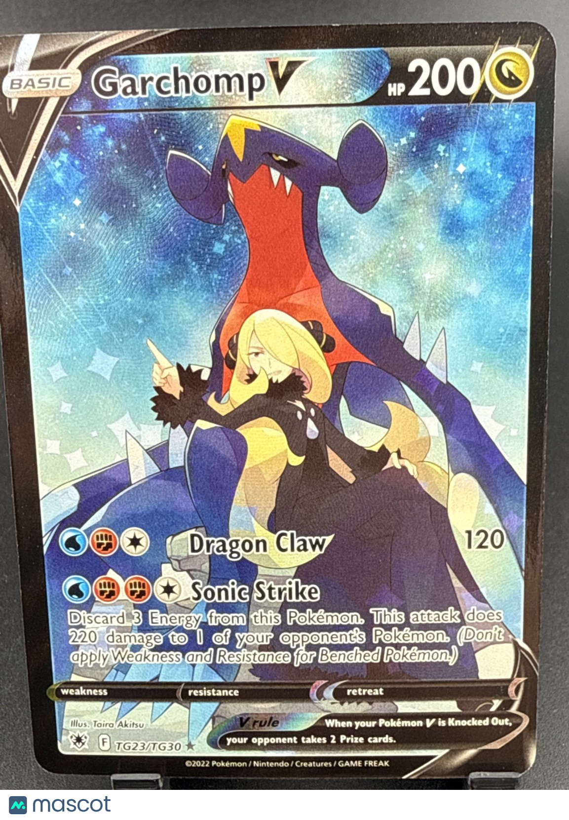 Garchomp V TG23/TG30 Swsh10: Astral Radiance Trainer Gallery Holo