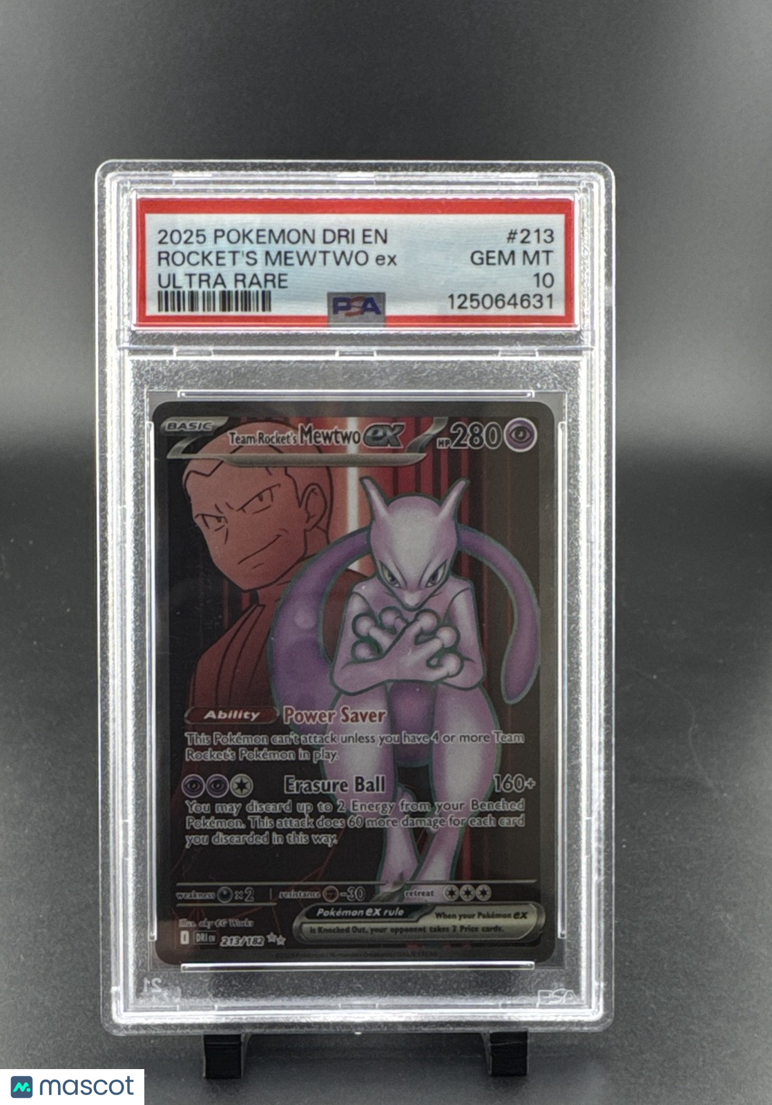 Team Rocket's Mewtwo ex 213/182 Sv10: Destined Rivals Holo
