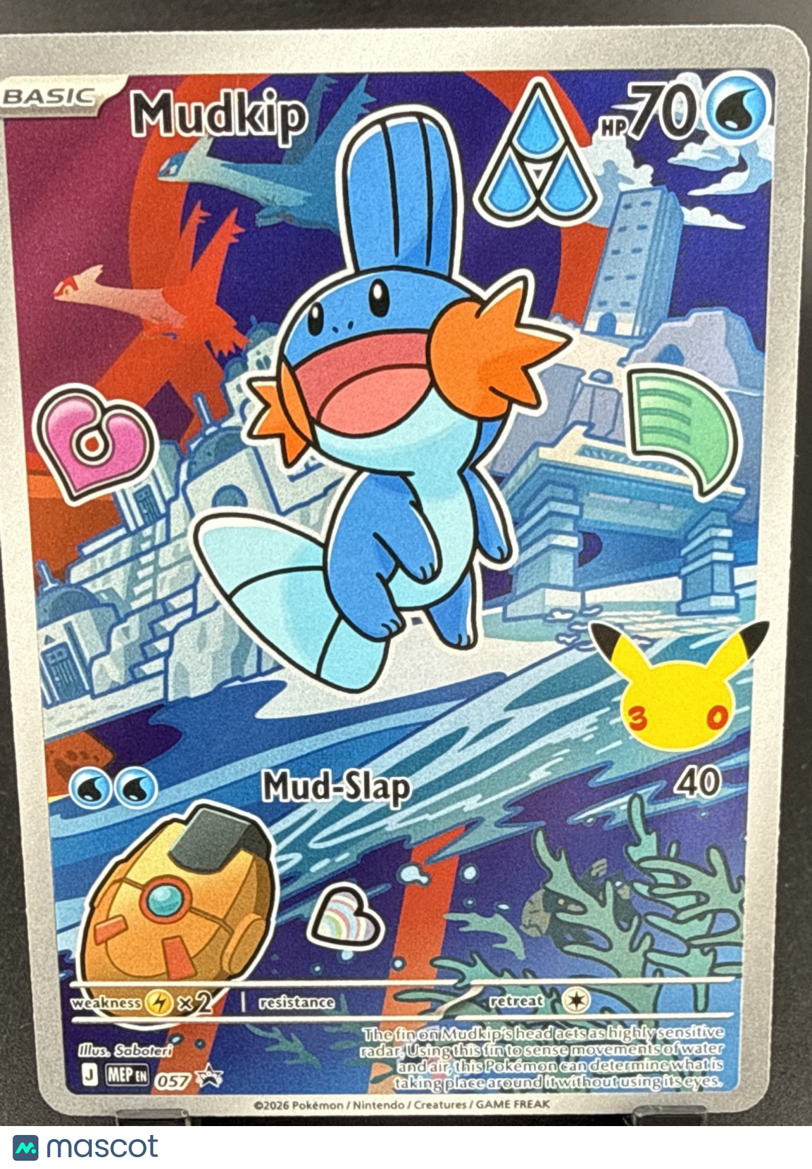 Mudkip 057 Me: Mega Evolution Promo Holo