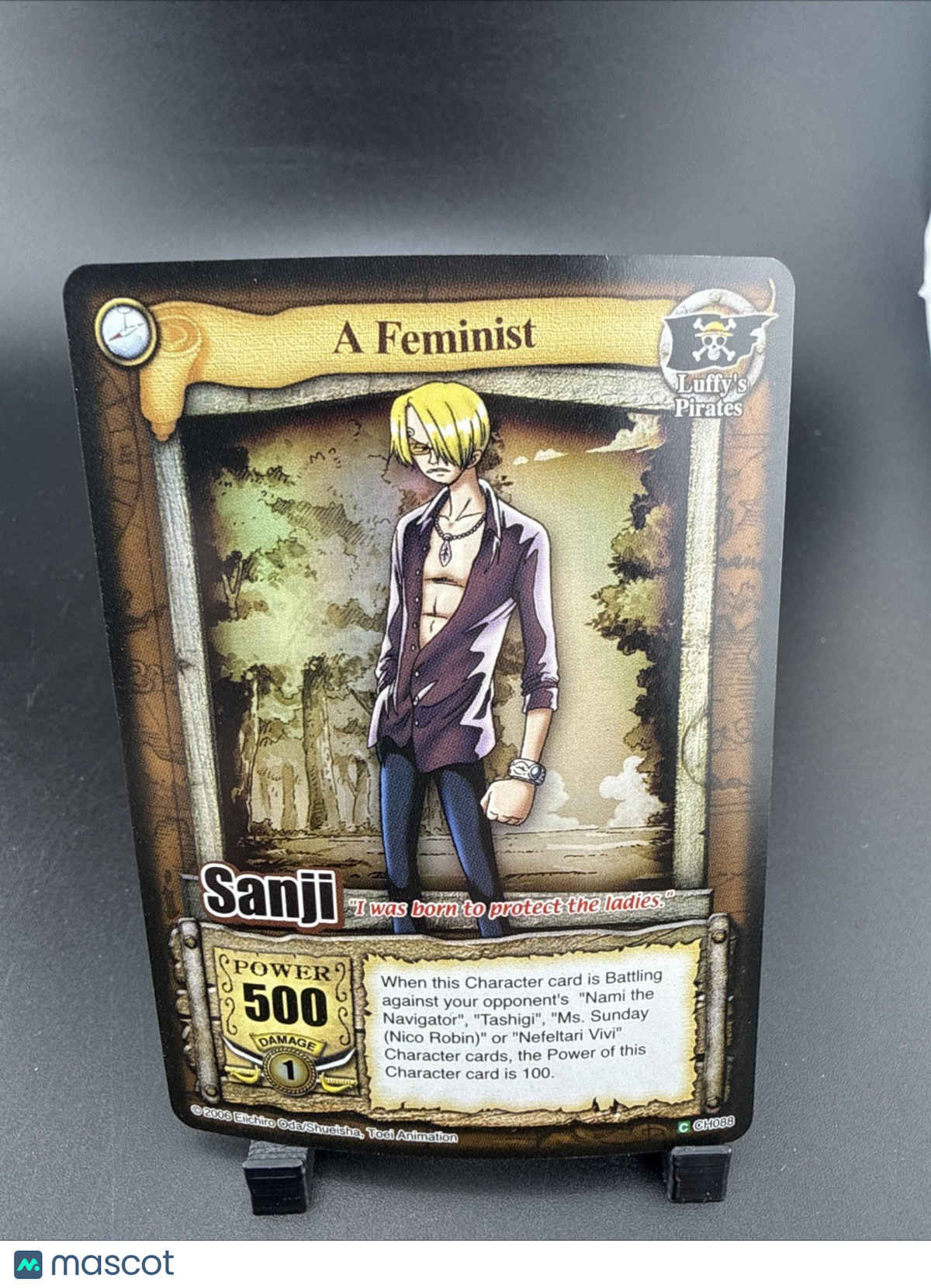 One Piece Passage to the Grand Line CCG Sanji A Feminist Foil Card CH088 (24)