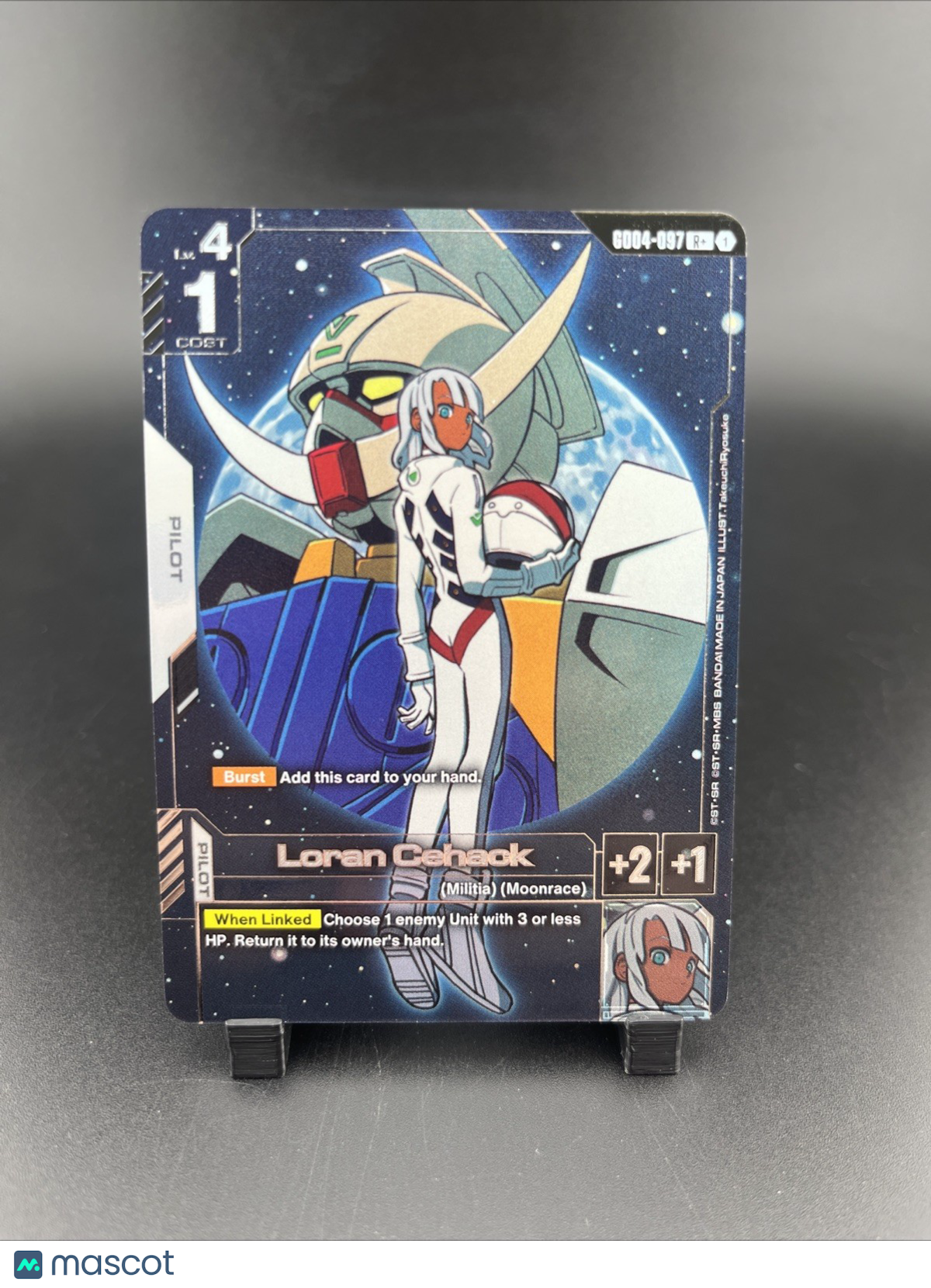 Loran Cehack GD04-097 R+ Phantom Aria Gundam Card Game NM
