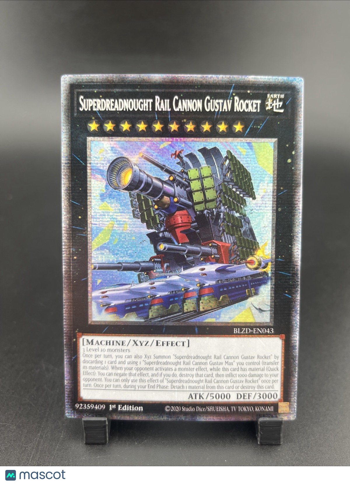 Superdreadnought Rail Cannon Gustav Rocket (Starlight Rare) BLZD-EN043...