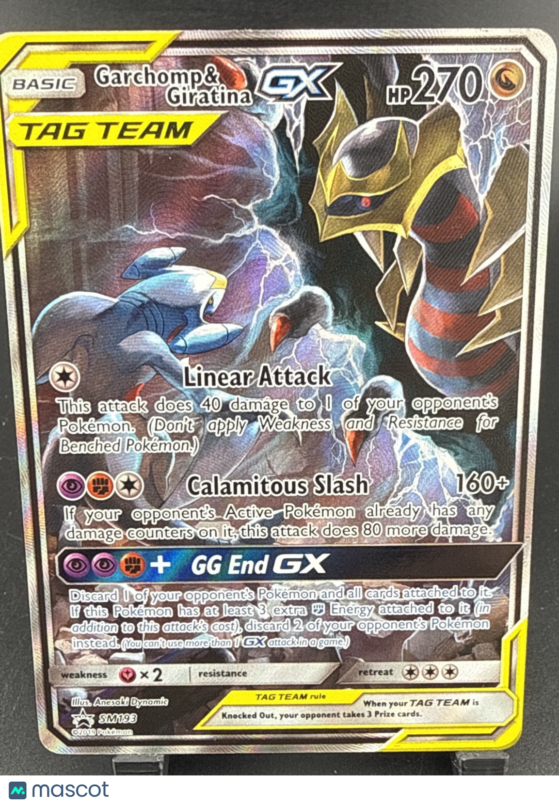 Garchomp & Giratina GX SM193 Sm Holo