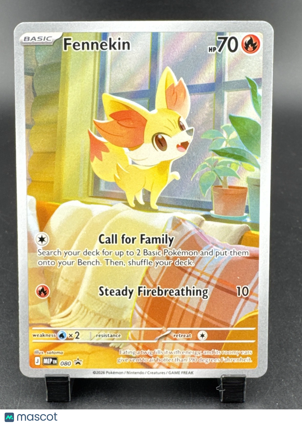 Fennekin 080 Me: Mega Evolution Promo Holo
