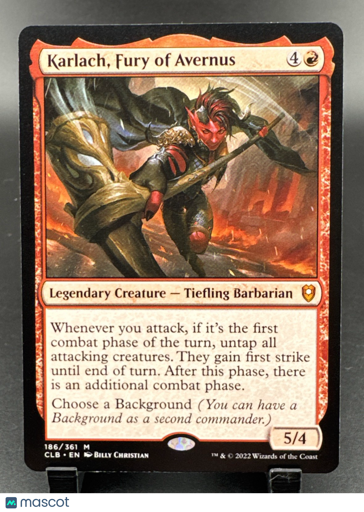 Karlach, Fury of Avernus Commander Legends: Battle for Baldur's Gate Regular