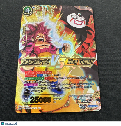 Prismatic Clash SS4 Son Goku (Mini) VS King Gomah BT28-144 CR