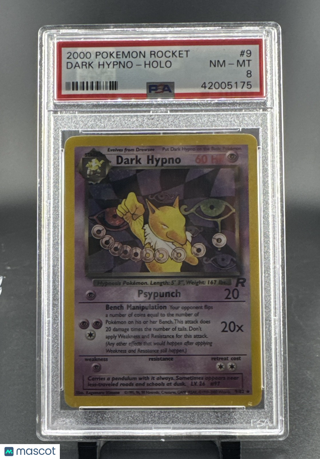 Dark Hypno 9/82 Team Rocket Holo
