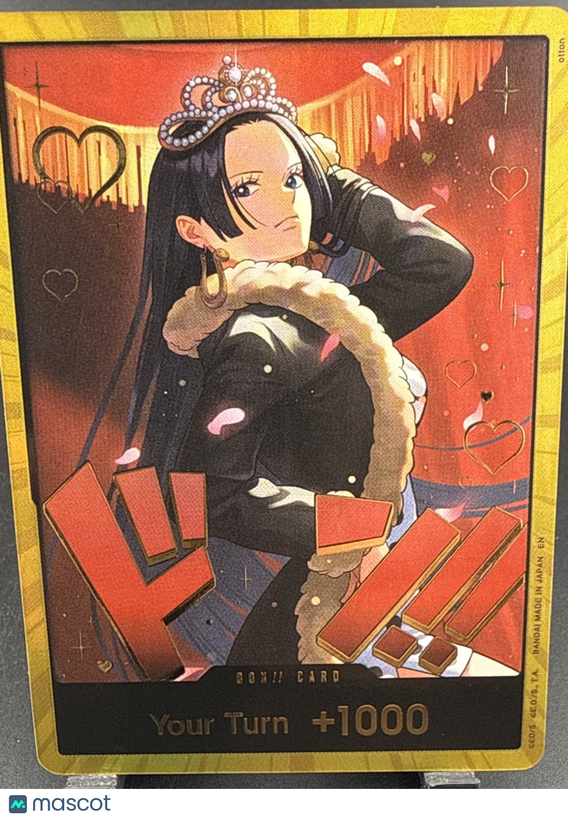DON!! Card (Boa Hancock) (Gold) Extra Booster: One Piece Heroines Edition Foil