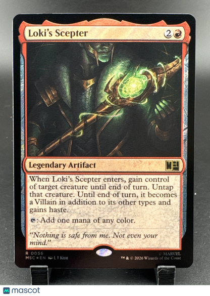 Loki's Scepter (Surge Foil) Commander: Marvel Super Heroes Foil