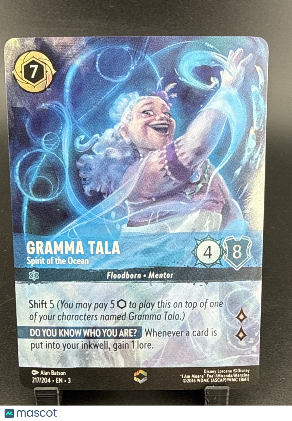 Gramma Tala - Spirit of the Ocean (Enchanted) 217/204 Into the Inklands Holo