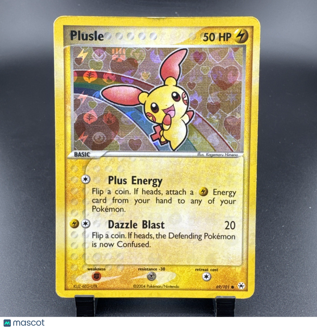 Plusle 69/101 Holo EX Hidden Legends Pokémon Card 50 HP 2004