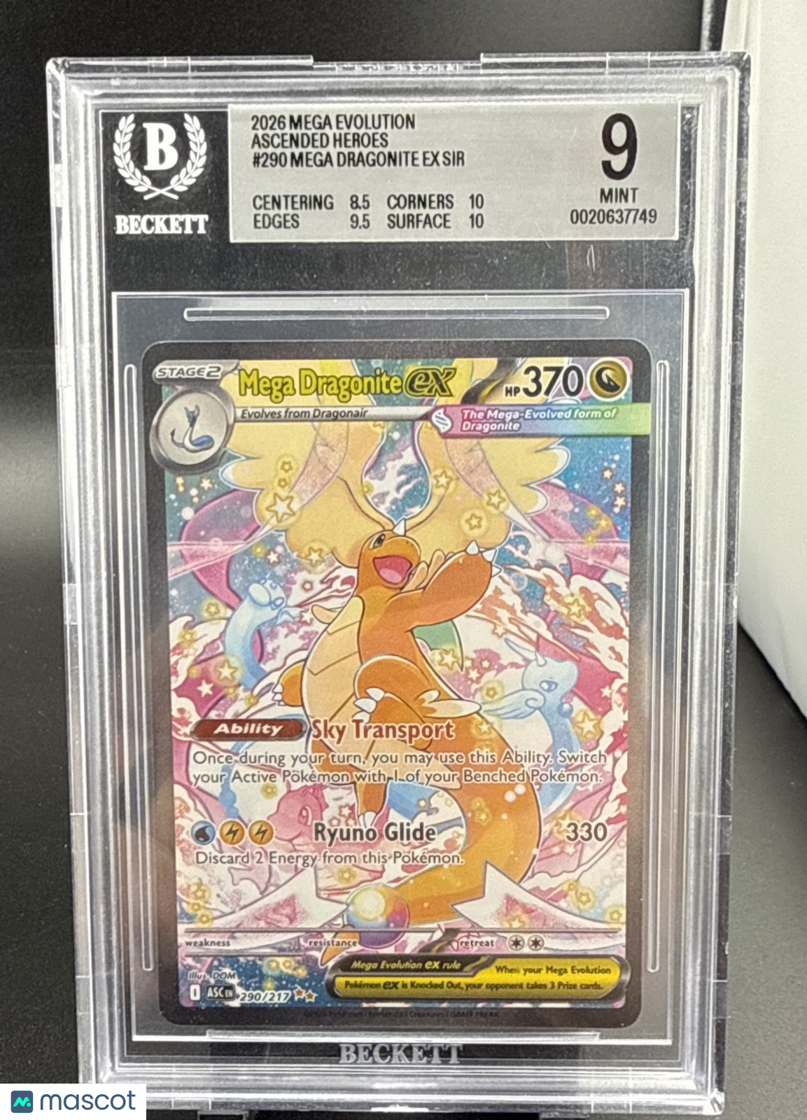 Mega Dragonite ex 290/217 Me: Ascended Heroes Holo