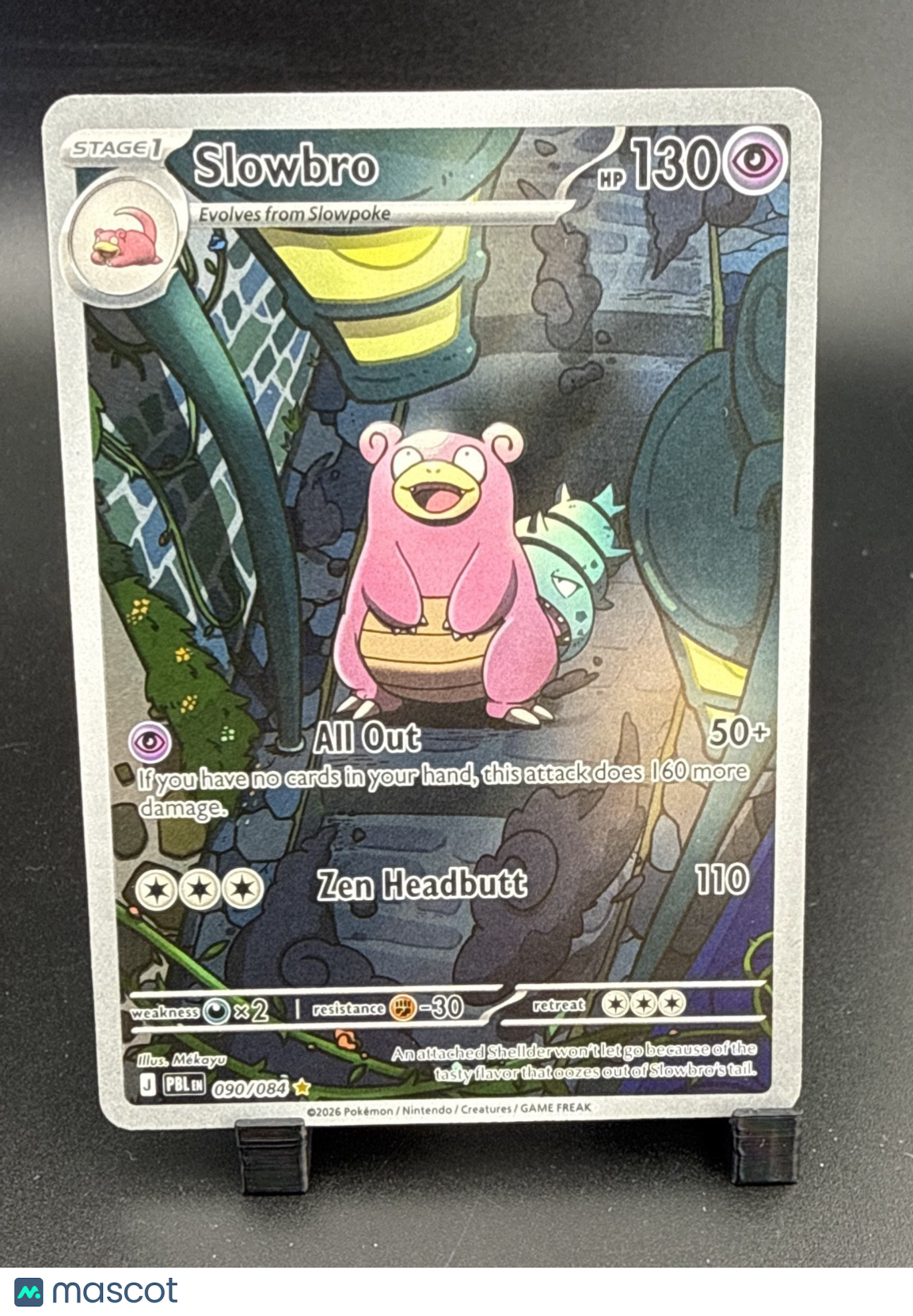 Slowbro 090/084 Me05: Pitch Black Holo
