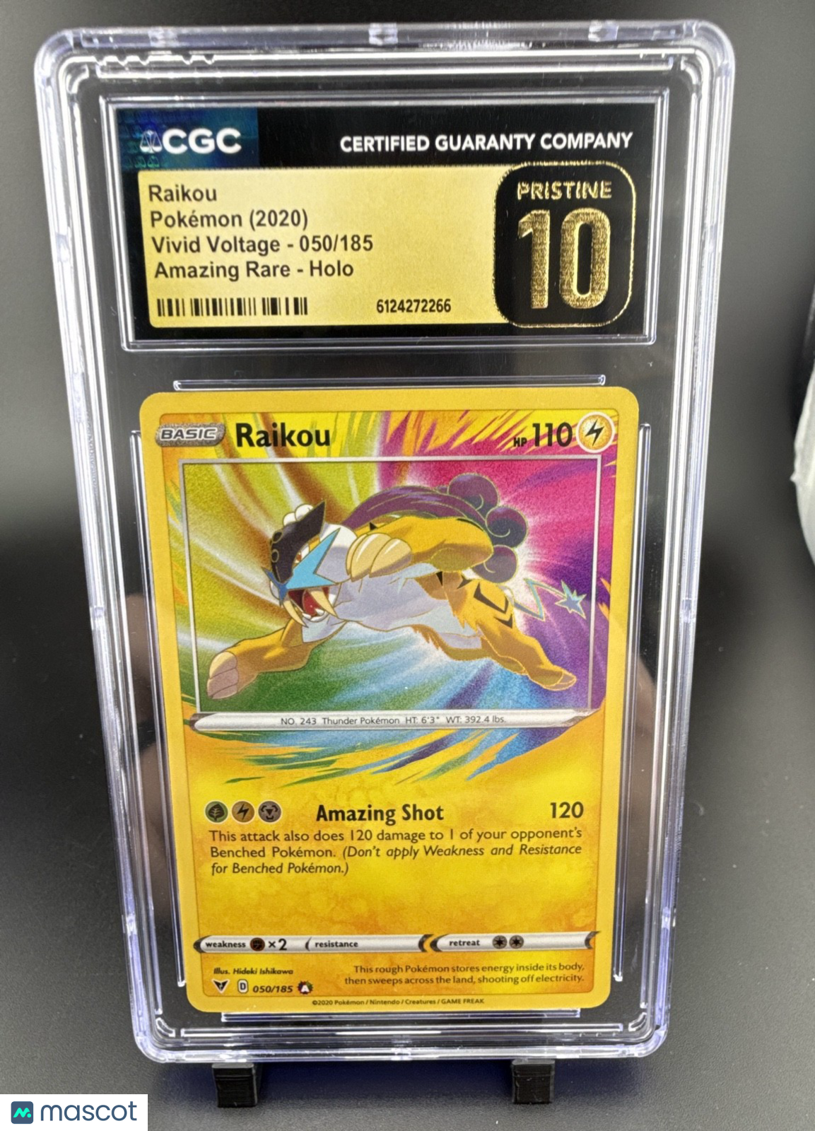 Raikou 050/185 Swsh04: Vivid Voltage Holo