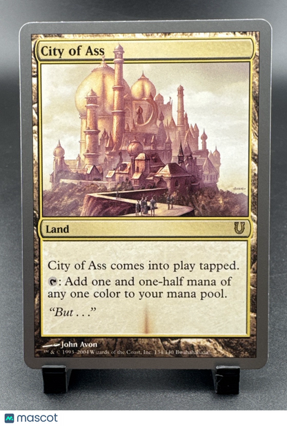 City of Ass Unhinged Regular John Avon