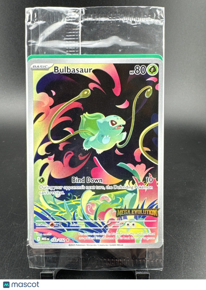 SEALED Bulbasaur - (Mega Evolution Stamped) 133/132 Cards & Products Holo