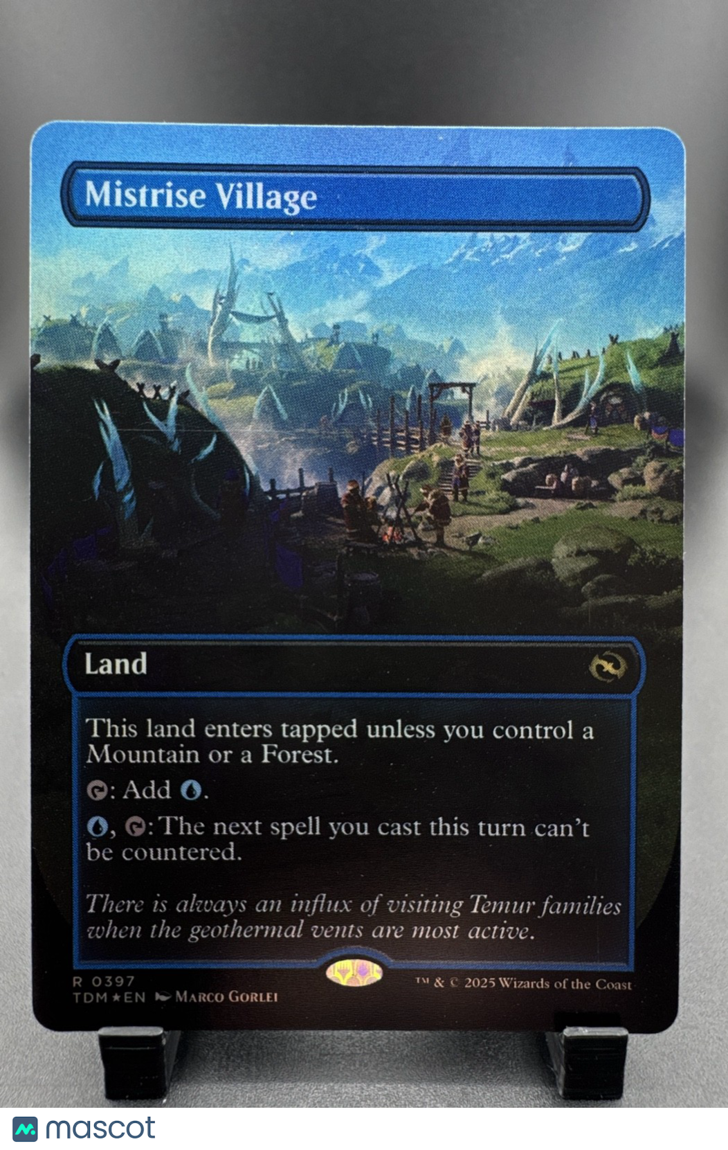 Mistrise Village (Borderless) Tarkir: Dragonstorm Foil
