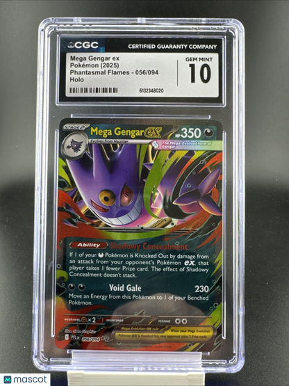 Mega Gengar ex 056/094 Me02: Phantasmal Flames Holo