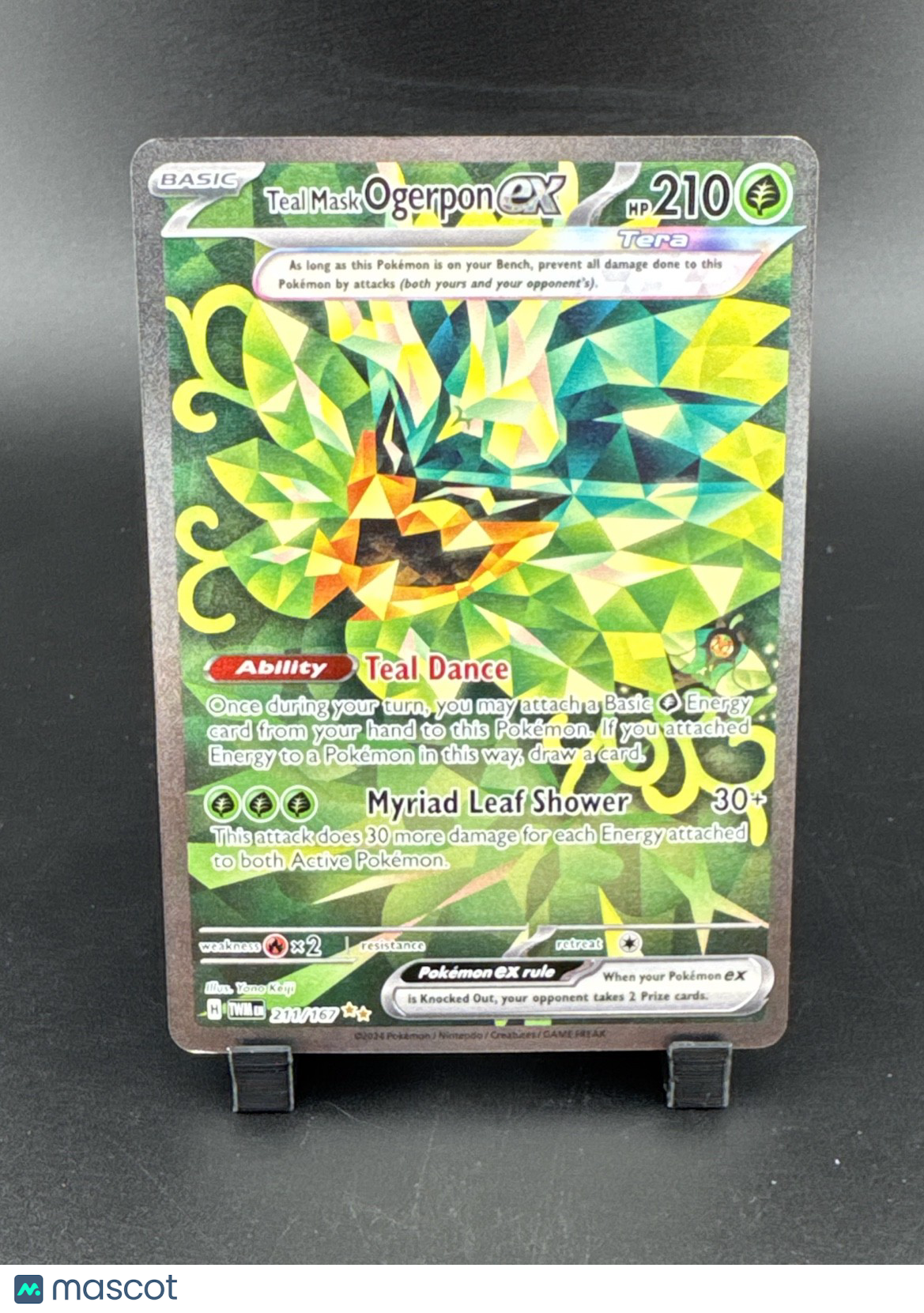 Teal Mask Ogerpon ex 211/167 Sv06: Twilight Masquerade Holo
