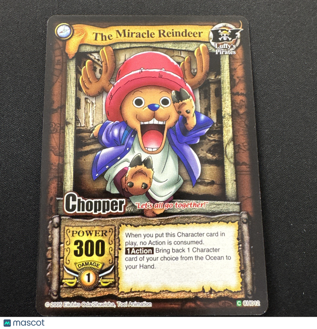 2005 One Piece Chopper The Miracle Reindeer Non-Holo CH012 VLP