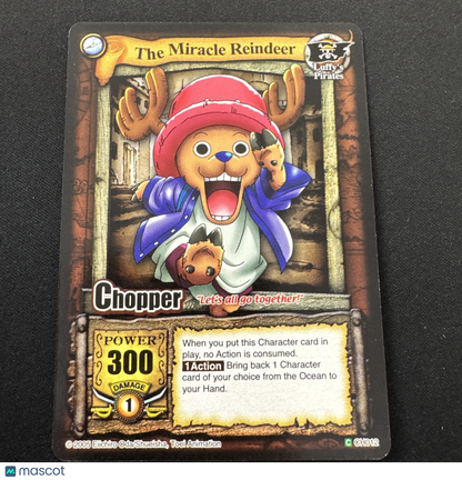 2005 One Piece Chopper The Miracle Reindeer Non-Holo CH012 VLP