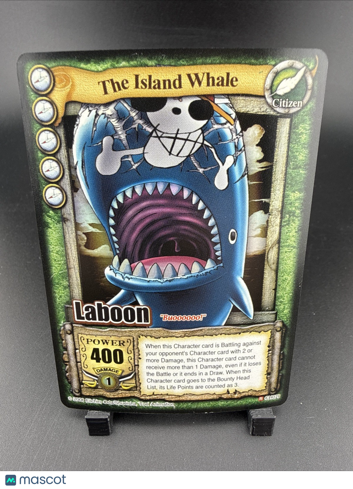 One Piece CCG The Island Whale Laboon CH-076 Laboon 400 Power Card HOLO Rare