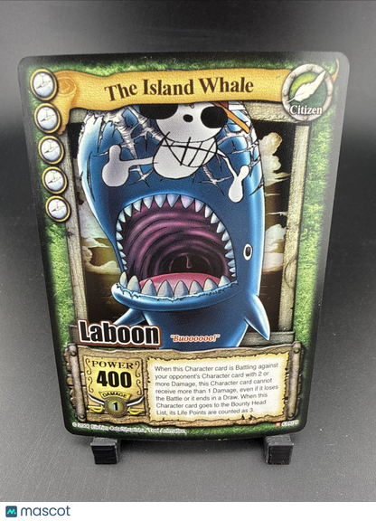One Piece CCG The Island Whale Laboon CH-076 Laboon 400 Power Card HOLO Rare