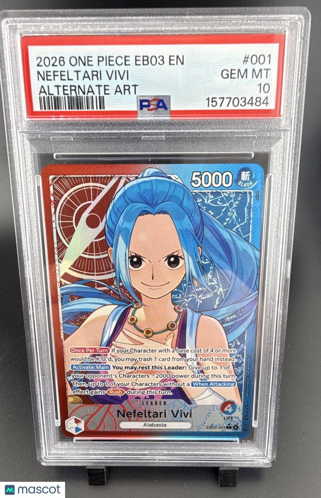 Nefeltari Vivi (001) (Alternate Art) EB03-001 Extra Booster: One Piece Heroines