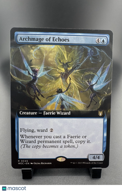 Archmage of Echoes (Extended Art) Commander: Wilds of Eldraine Regular