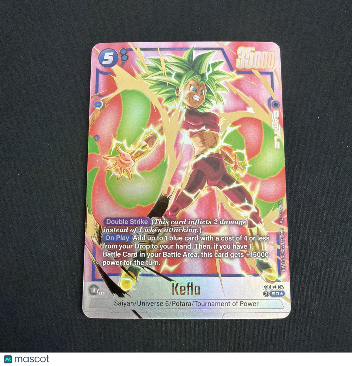 Kefla FB08-034  SR* Alt Art Dragon Ball Fusion World Saiyan’s Pride
