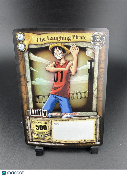 Bandai One Piece CCG Card Luffy The Laughing Pirate Holo Grand Line Vintage 2006