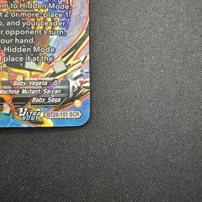 Baby, Avenger Of Ruin - BT29-151 SCR - Fearsome Rivals - Dragon Ball TCG