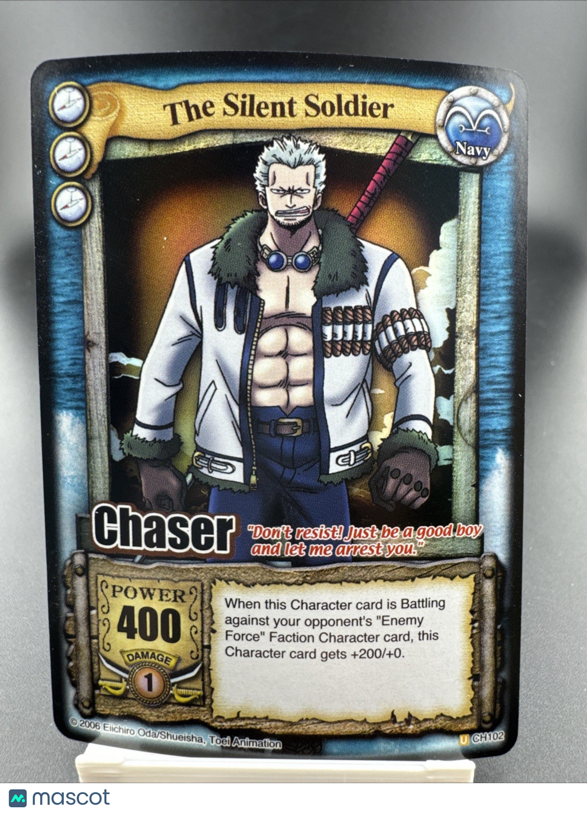 Bandai One Piece CCG Card Chaser The Silent Soldier