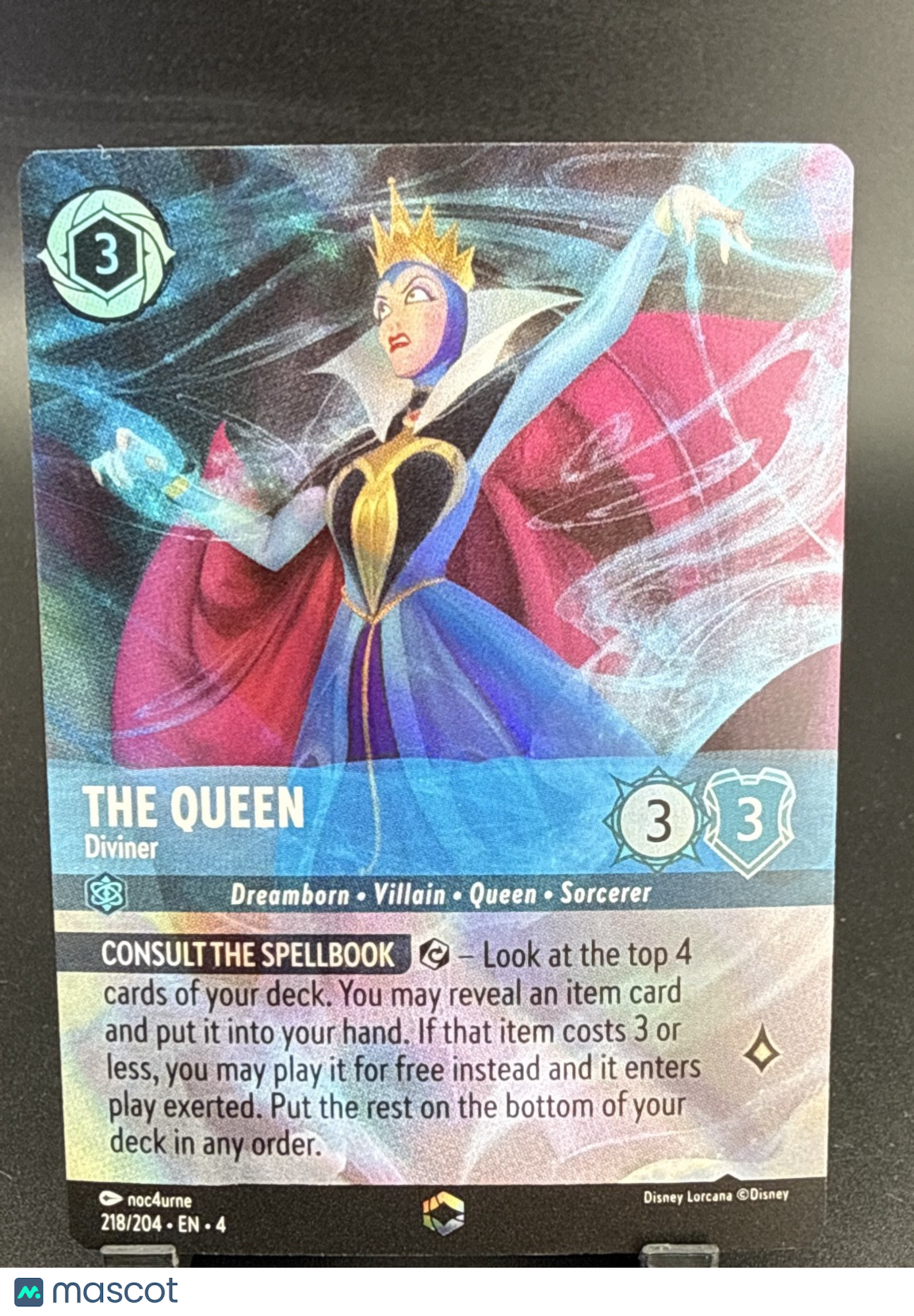 The Queen - Diviner (Enchanted) 218/204 Ursula's Return Holo