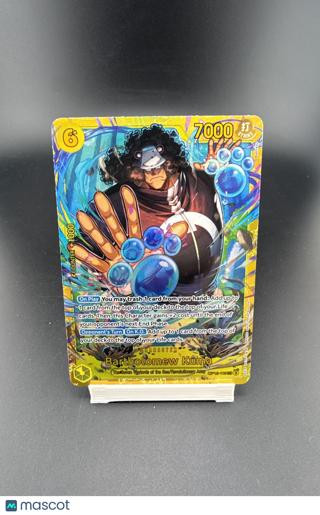 Bartholomew Kuma OP12-119 Legacy of the Master Foil