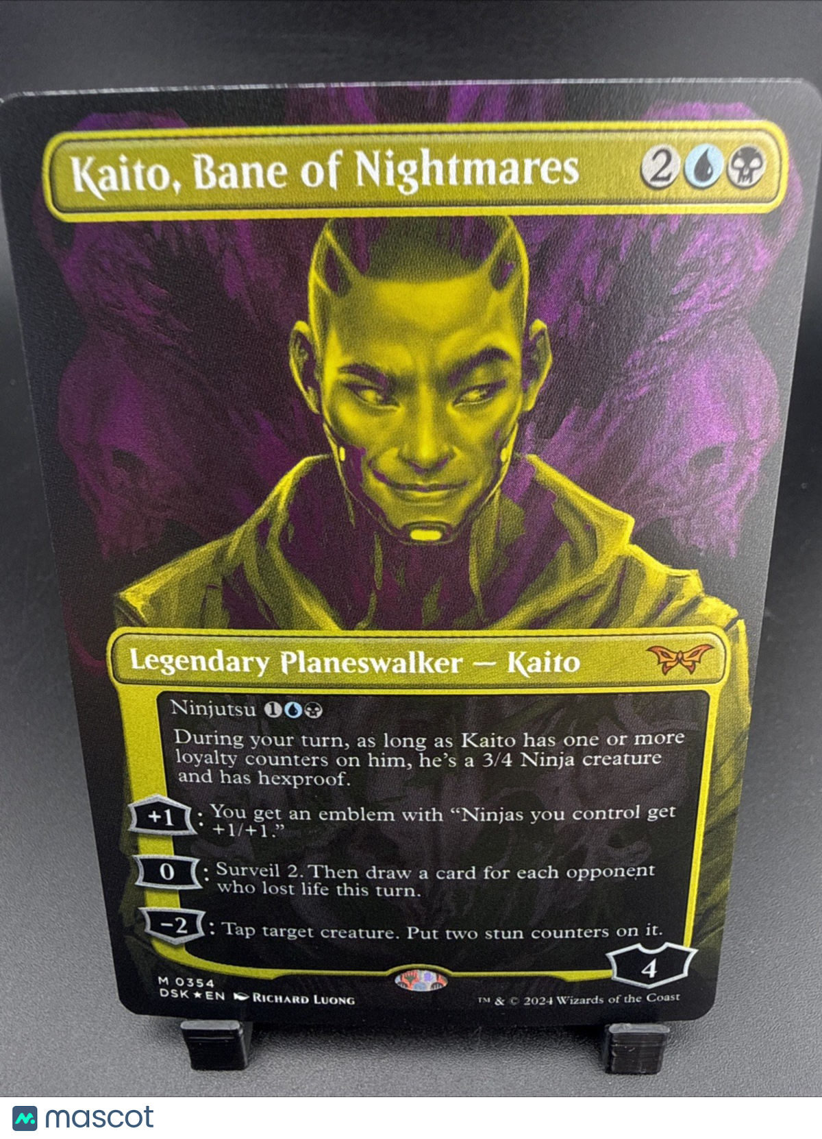 Kaito, Bane of Nightmares - MTG - Showcase -  Duskmourn: HOH - #354 - NM