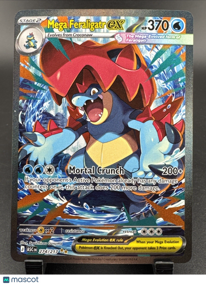 Mega Feraligatr Ex 274/217 Ascended heroes