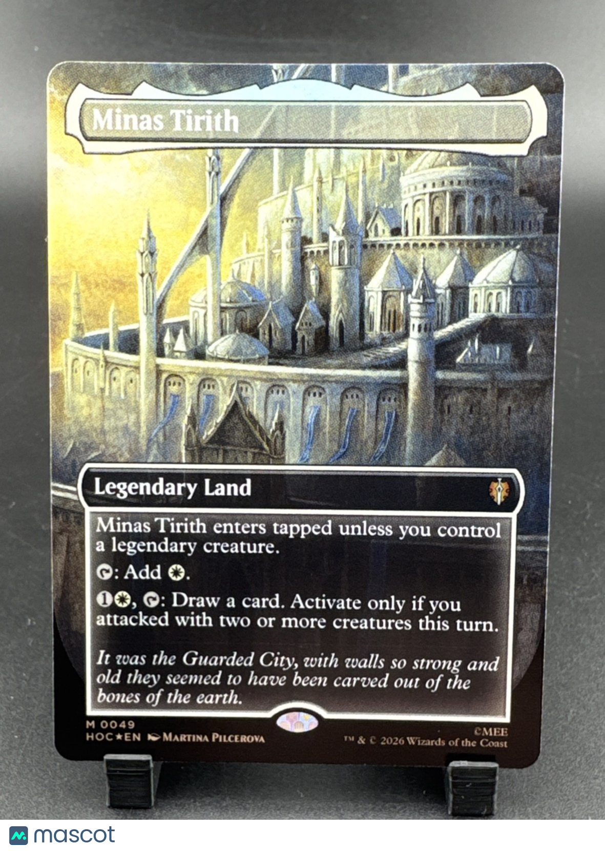 Minas Tirith (Borderless) (Surge Foil) The Hobbit: Eternal-Legal Foil