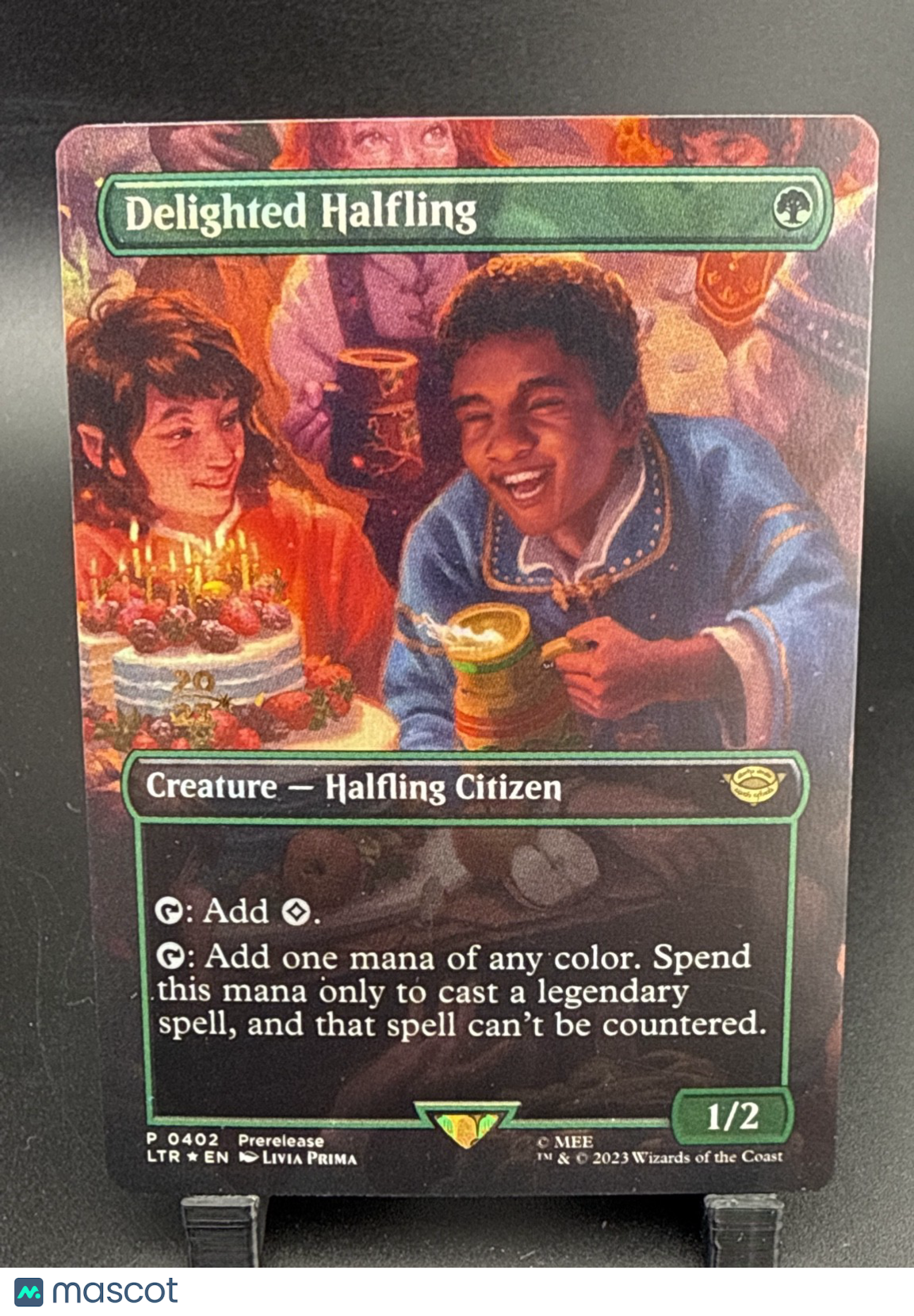 Delighted Halfling (Borderless) Universes Beyond: the Lord of the Rings:...