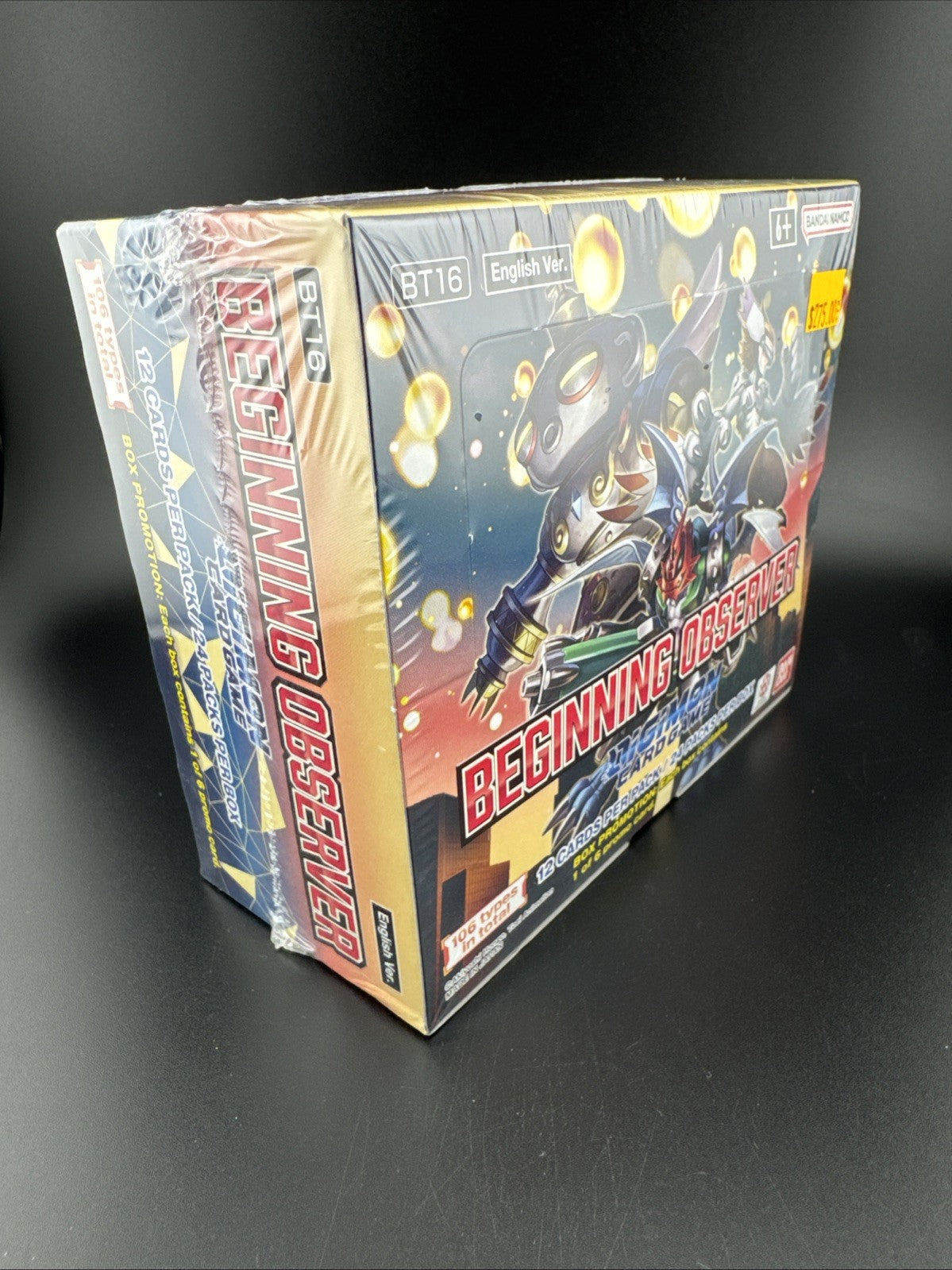 Digimon Card Game Beginning Observer (BT-16) English Sealed Box