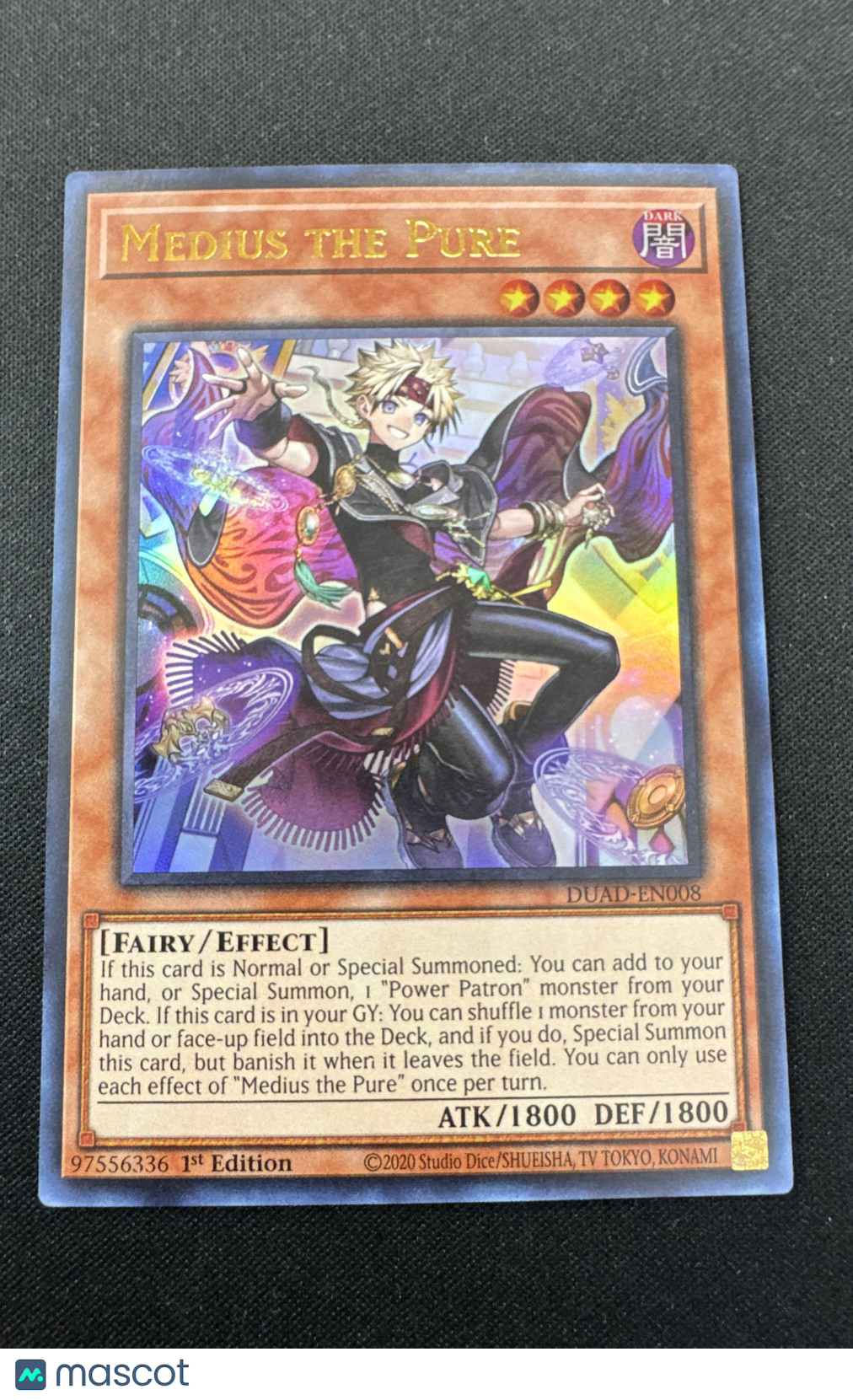 Medius the Pure DUAD-EN008 Duelist's Advance 1st Edition