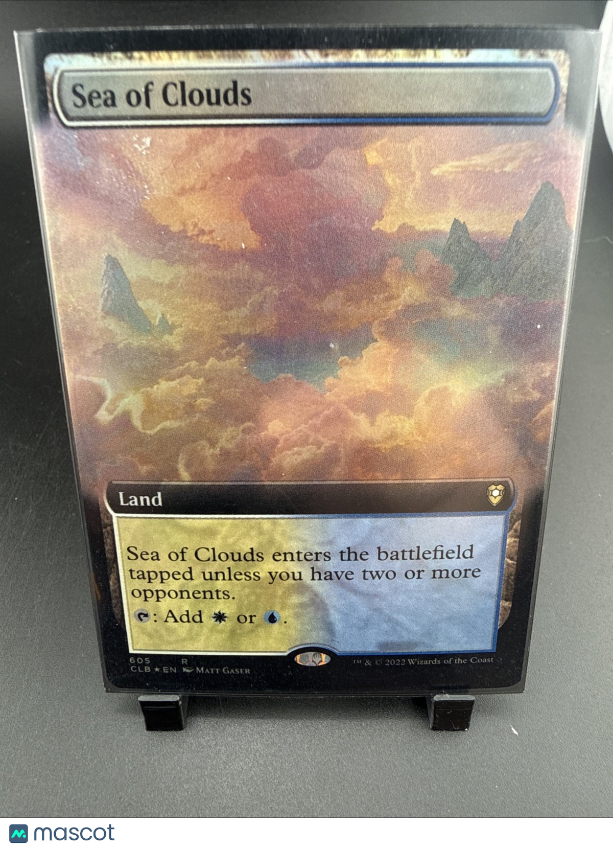 FOIL Extended Art Sea of Clouds Commander Legends: Battle for Baldur's Gate LP
