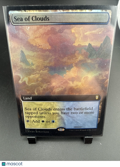 FOIL Extended Art Sea of Clouds Commander Legends: Battle for Baldur's Gate LP