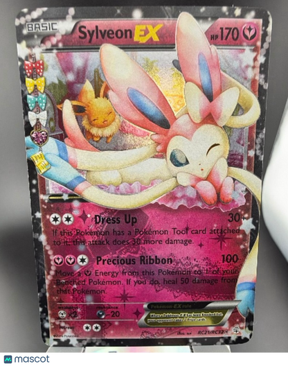 2016 Generations Sylveon EX Holo Rare FA #RC21/RC32