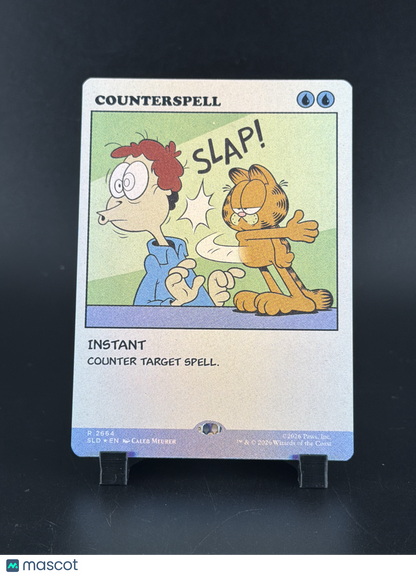 Secret Lair Drop Series Garfield Jon Arbuckle Foil Counterspell