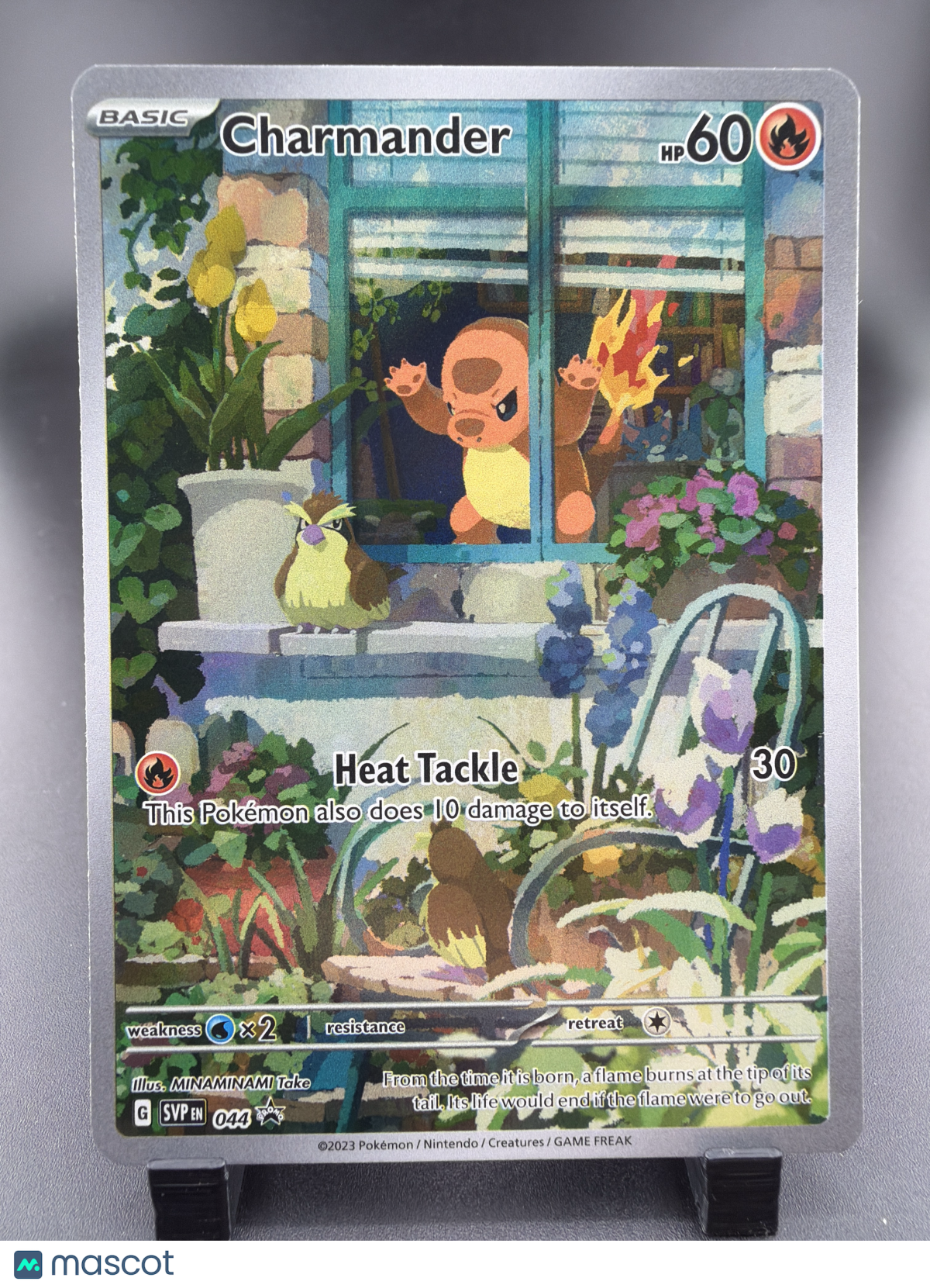 2023 Scarlet & Violet Obsidian Flames Charmander Holo Black Star Promo FA #044