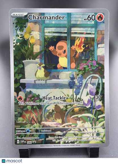 2023 Scarlet & Violet Obsidian Flames Charmander Holo Black Star Promo FA #044